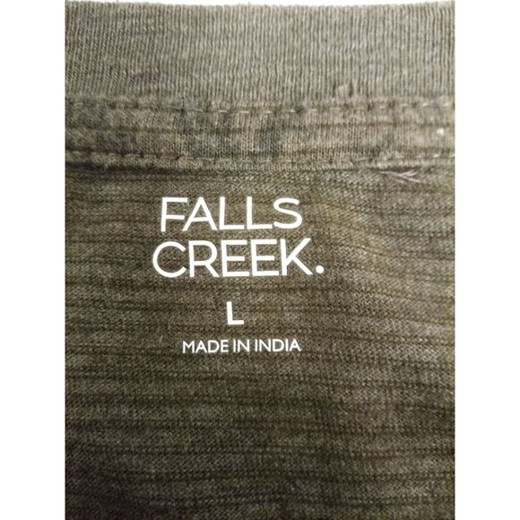 Falls Creek Men's Green Leaf T-Shirt Size Large - Picture 6 of 8